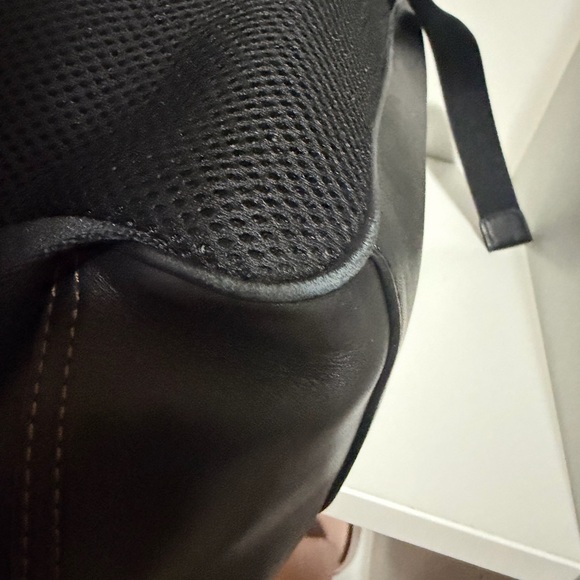 Coach Black Leather Backpack with Bonus Coach Wallet - Picture 7 of 10